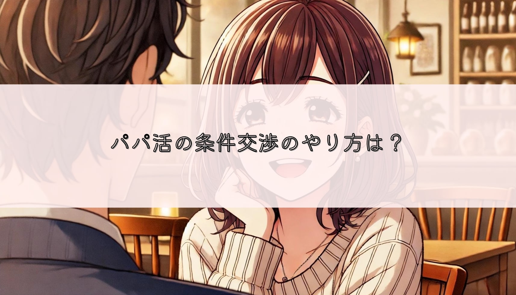 パパ活の条件を言ってこない時の交渉・伝え方のコツを解説